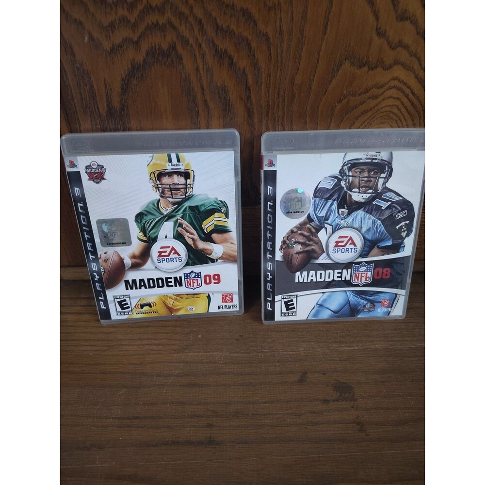 Madden NFL 08 09 Bundle Lot Of  PlayStation 3 Ps3 CIB Clean  Disks